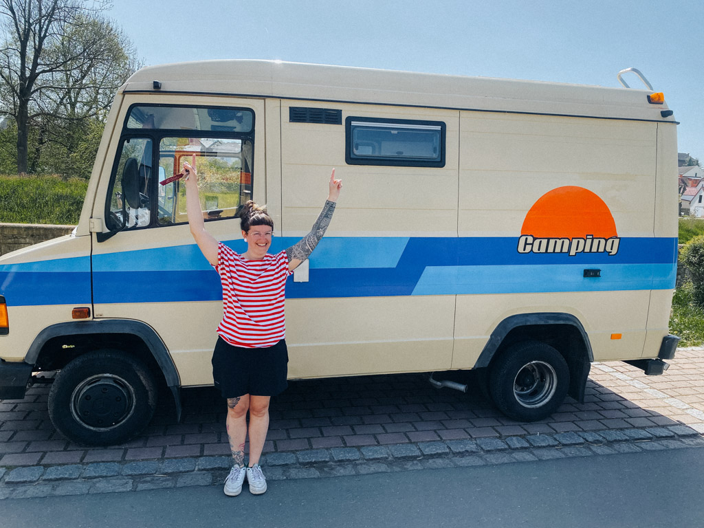 Ausfahrt mit dem Mercedes Camper ist Lisa Ludwig Reisebloggerin gelungen