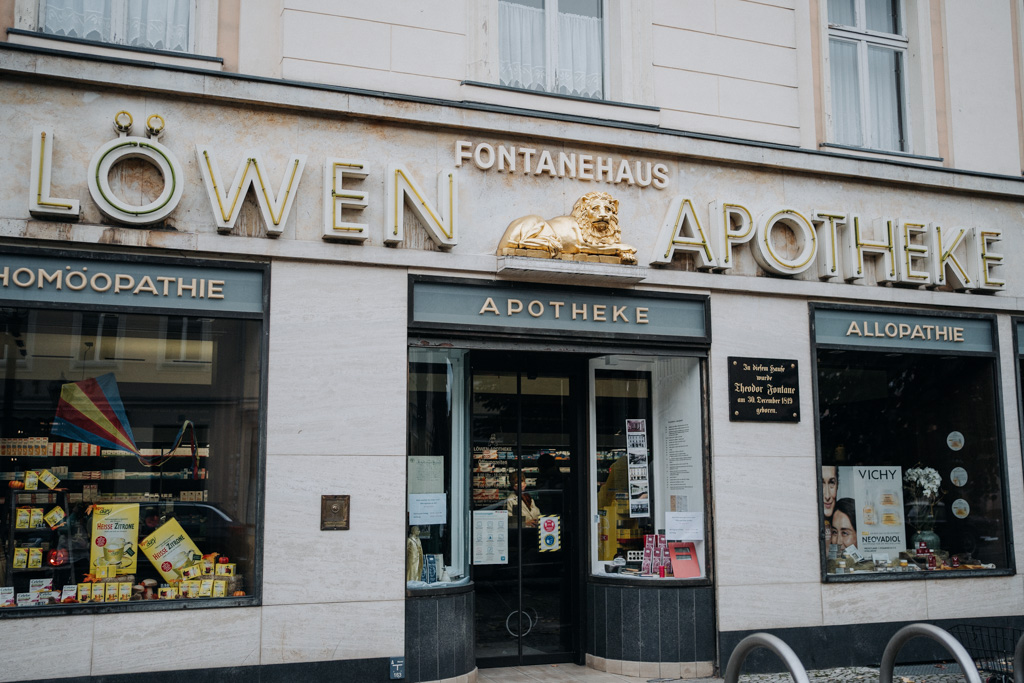 Neuruppin Sehenswürdigkeiten ist die Löwen Apotheke