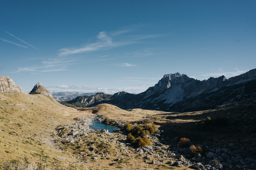 Aussicht vom View Point auf den Valovito See im Durmitor Nationalpark